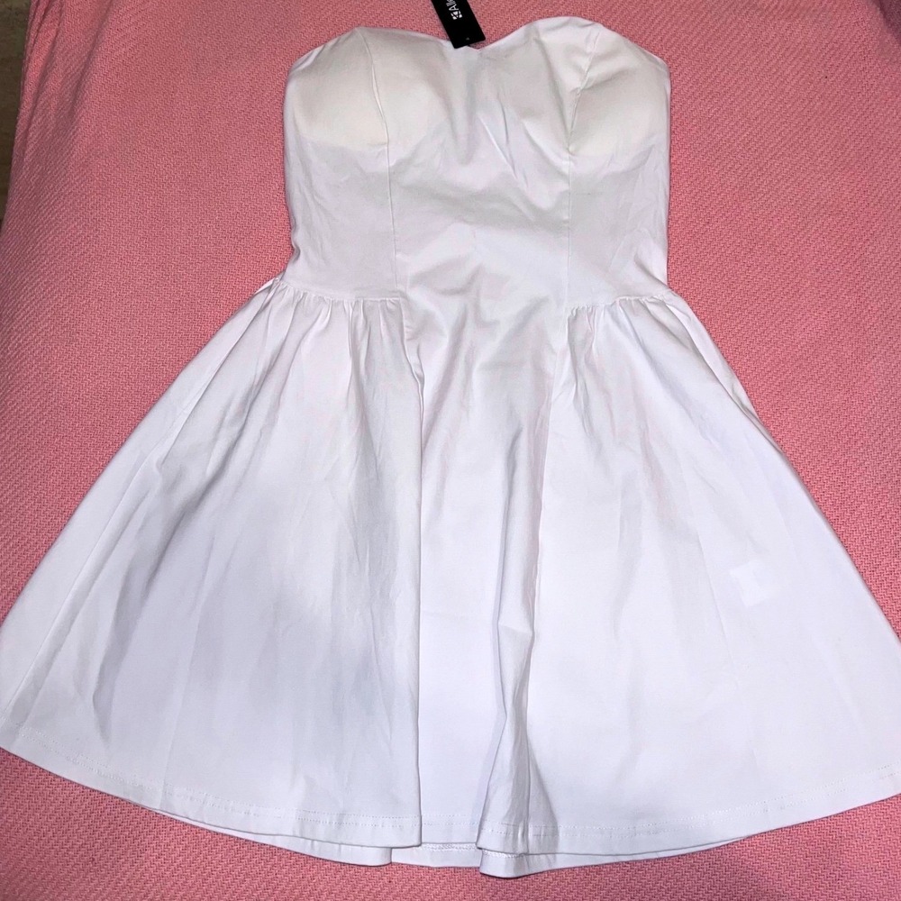 NEW Allegra K strapless mini Dress‎ size Medium